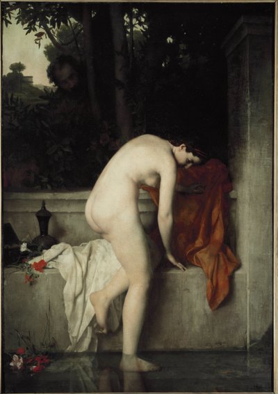 De kuise Suzanne, ook bekend als Suzanne in het bad door Jean Jacques Henner