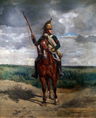 Draak in het platteland, c.1876 door Jean Louis Ernest Meissonier