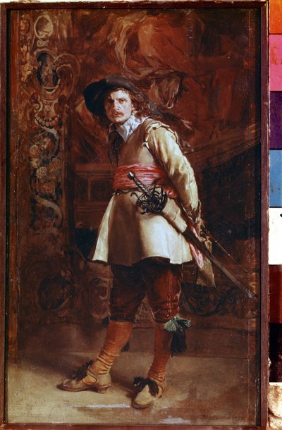 Een musketier door Jean Louis Ernest Meissonier