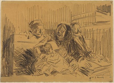 Verdediger en beklaagde door Jean-Louis Forain