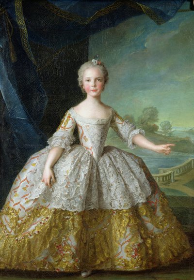 Infanta Isabelle de Bourbon-Parma (1741-63) door Jean Marc Nattier