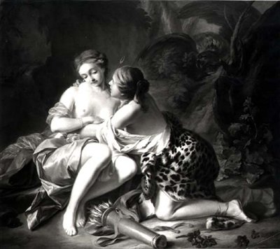 Jupiter en Callisto door Jean Simon Berthelemy