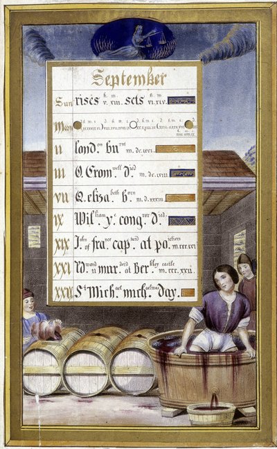 September: de oogst en het teken van de Maagd - in 