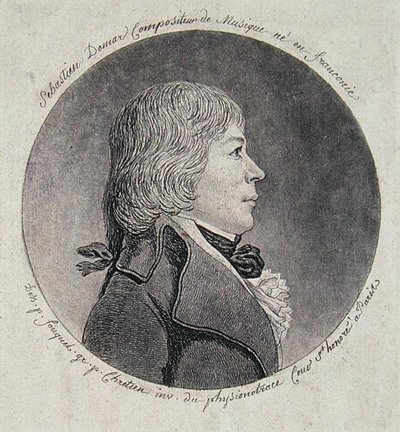 Sebastien Demar (1763-1832) gegraveerd door Gilles-Louis Chretien (1754-1811) door Jean (after) Fouquet