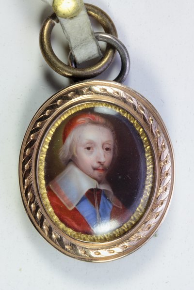 Armand-Jean Du Plessis, Kardinaal, Hertog van Richelieu door Jean (school of) Petitot