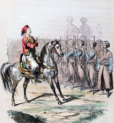 Suleiman Pasha al-Faransawi (Suleiman Pasha, Soliman Pacha) door Jean Adolphe Beauce