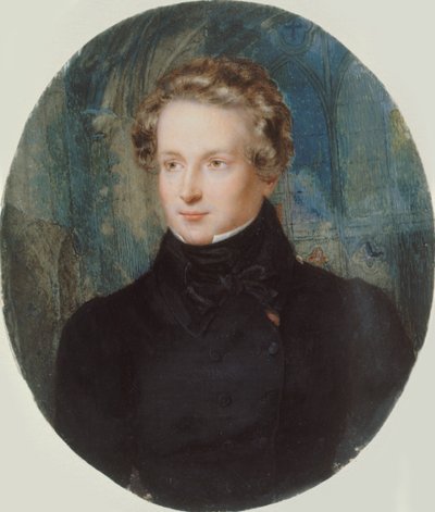 Portret van Victor Hugo 1802-1885, 1822 door Jean Alaux