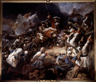 De Slag bij Denain op 24 juli 1712 door Jean Alaux