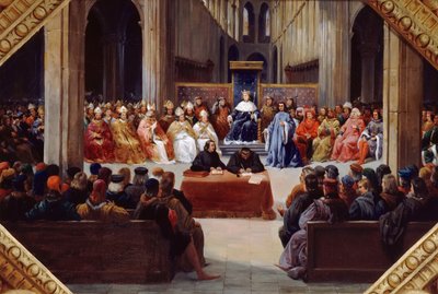 De vergadering van de Staten-Generaal, 10 april 1302 door Jean Alaux