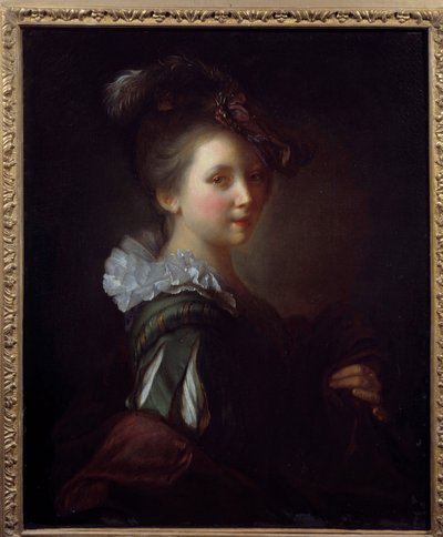 Portret van een vrouw. Schilderij door Jean Alexis Grimou (1680-1740) 18e eeuw Toulouse, Musée des Augustins door Jean Alexis Grimou