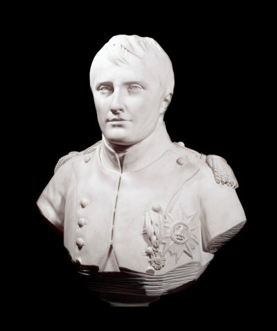 Buste van keizer Napoleon I (1769-1821) door Jean Antoine Houdon
