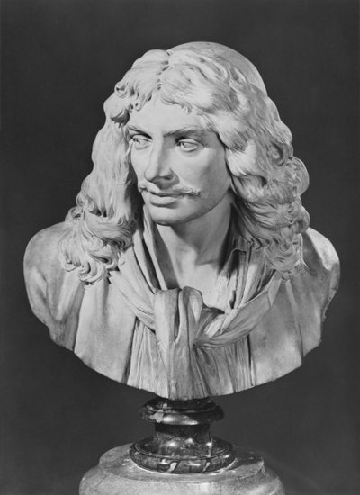 Buste van Jean-Baptiste Poquelin, bekend als Molière, 1781 door Jean Antoine Houdon