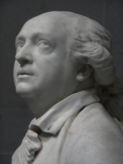 Graaf Alessandro di Cagliostro 1743-1795 (detail), 1786 door Jean Antoine Houdon