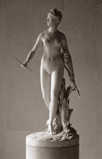 Diana de jageres, 1780 door Jean Antoine Houdon