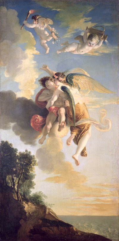 Aurora stijgt naar de hemel door Jean Antoine Julien de Parme