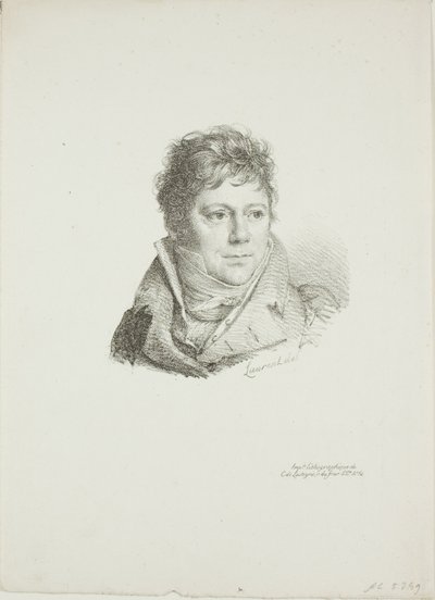 Portret van M. Chenard door Jean Antoine Laurent