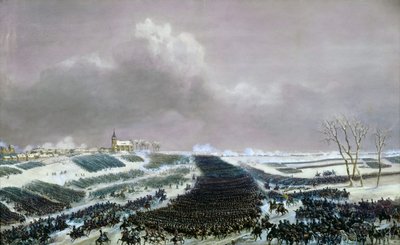 De slag bij Preussisch-Eylau op 8 februari 1807 door Jean Antoine Simeon Fort