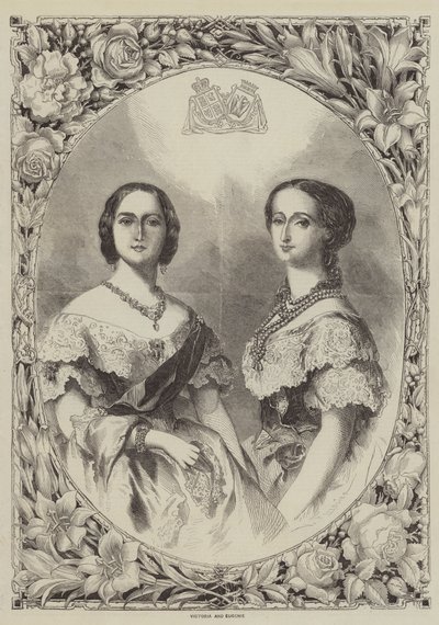 Victoria en Eugenie door Jean Antoine Valentin Foulquier