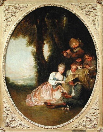 Concert Champêtre, 1715 door Jean Antoine Watteau