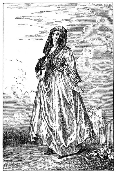 Frans Kostuum, 1885 door Jean Antoine Watteau