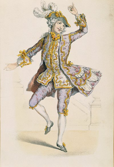 Galante boer, naar tekening van Jean Antoine Watteau door Jean Antoine Watteau
