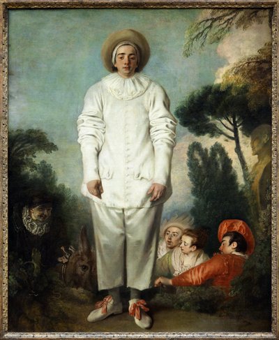 Pierrot, voorheen bekend als Gilles door Jean Antoine Watteau