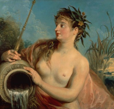 De Nimf van de Bron door Jean Antoine Watteau