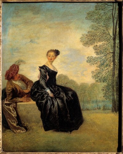 De puddy door Jean Antoine Watteau