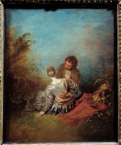 De verkeerde stap door Jean Antoine Watteau