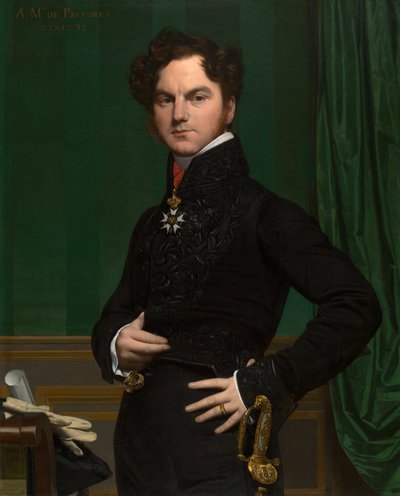 Amédée-David, de graaf van Pastoret door Jean Auguste Dominique Ingres