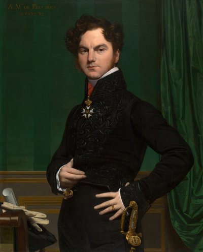 Amédée-David, de Graaf van Pastoret, 1823-26 door Jean Auguste Dominique Ingres