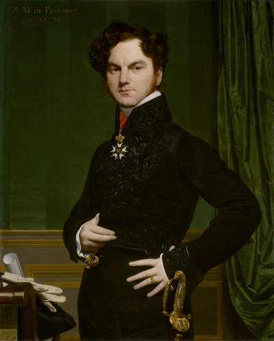 Amédée-David, de Graaf van Pastoret, 1823-26 door Jean Auguste Dominique Ingres