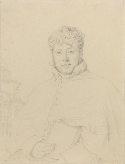 Auguste-Jean-Marie Guénepin door Jean Auguste Dominique Ingres