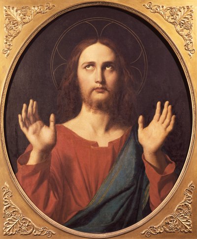 Christus, door Jean Auguste Dominique Ingres door Jean Auguste Dominique Ingres