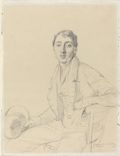 Dr. Louis Martinet door Jean Auguste Dominique Ingres