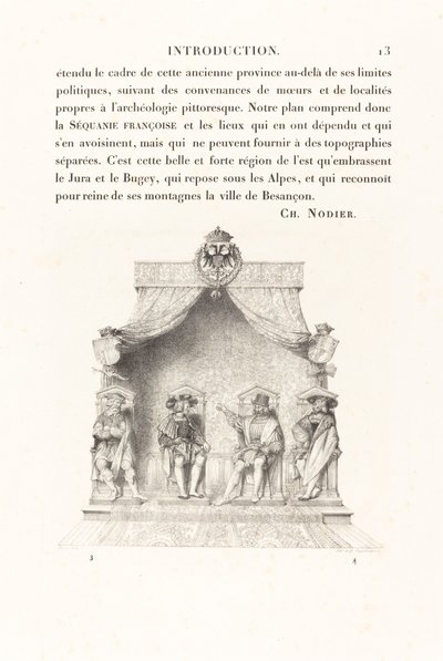 Vier Magistraten van Besançon door Jean Auguste Dominique Ingres