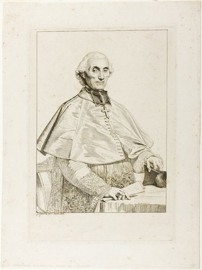 Gabriel Cortois de Pressigny door Jean Auguste Dominique Ingres