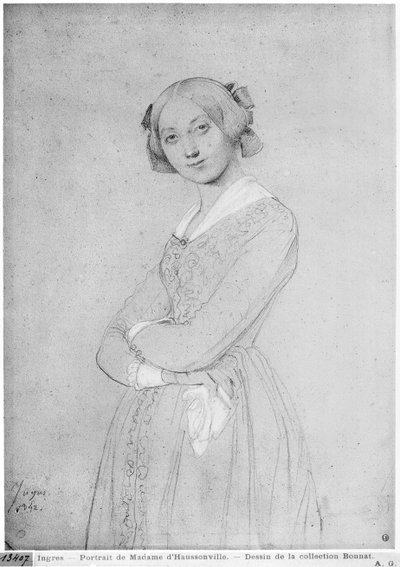 Louise de Broglie, gravin van Haussonville, 1842 door Jean Auguste Dominique Ingres