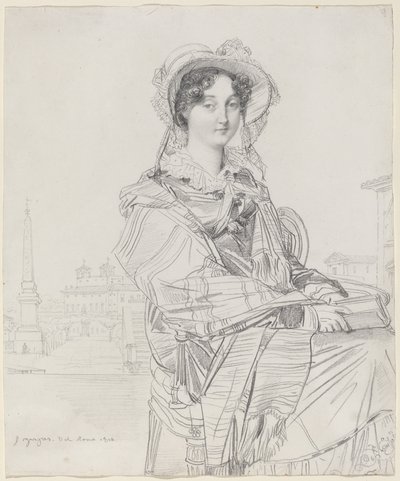 Mevrouw Charles Badham door Jean Auguste Dominique Ingres
