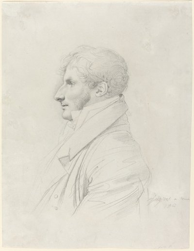 Philippe Mengin de Bionval door Jean Auguste Dominique Ingres