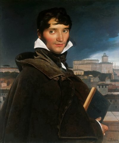 Portret van François-Marius Granet door Jean Auguste Dominique Ingres