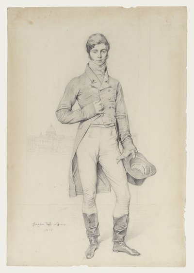Portret van Lord Grantham door Jean Auguste Dominique Ingres