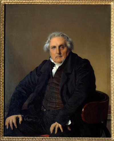 Portret van Monsieur Louis Francois Bertin (1766-1841) genaamd Bertin l