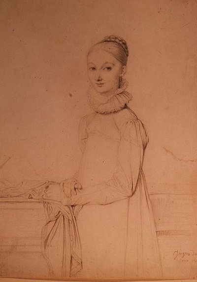 Portret van een Jong Meisje door Jean Auguste Dominique Ingres