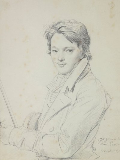 Portret van de componist Auguste-Mathieu Panseron 1796-1859 door Jean Auguste Dominique Ingres