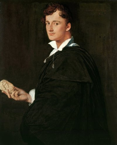 Portret van de beeldhouwer Lorenzo Bartolini 1777-1850, 1806 door Jean Auguste Dominique Ingres