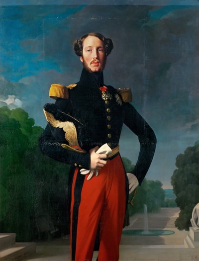 Prins Ferdinand Philippe, Hertog van Orléans 1810-1842 door Jean Auguste Dominique Ingres