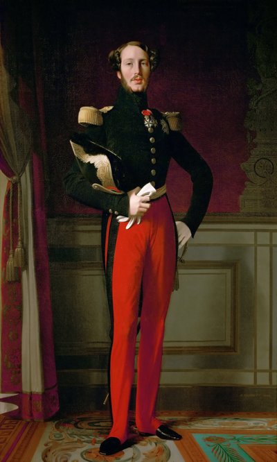 Prins Ferdinand Philippe, Hertog van Orléans 1810-1842 door Jean Auguste Dominique Ingres