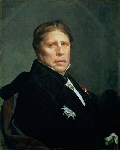 Zelfportret, 1859 door Jean Auguste Dominique Ingres