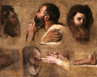 Studies voor Jezus onder de Doktoren door Jean Auguste Dominique Ingres